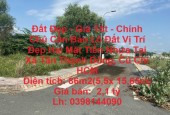 Đất Đẹp - Giá Tốt - Chính Chủ Cần Bán Lô Đất Vị Trí Đẹp Hai Mặt Tiền Nhựa Tại  Xã Tân Thạnh Đông, Củ Chi  HCM